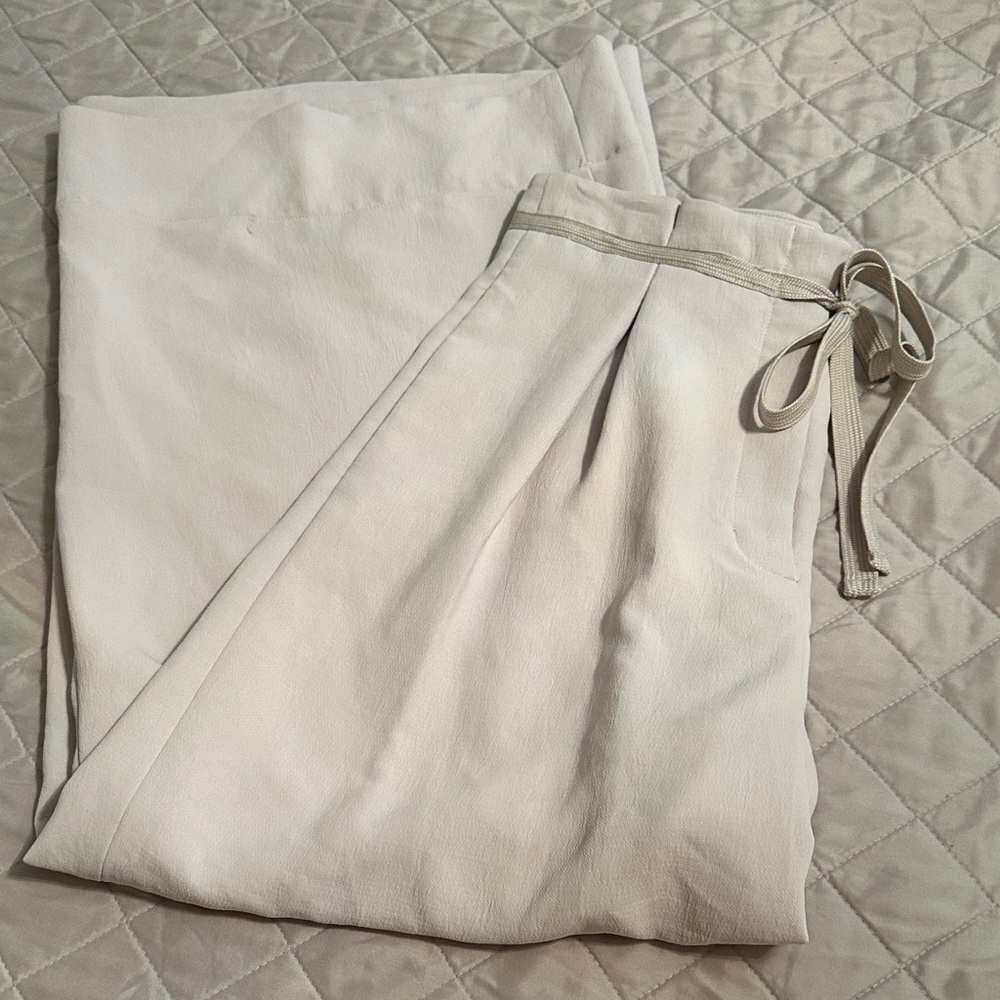 Wilfred Tie Waist Cropped Culotte Trousers